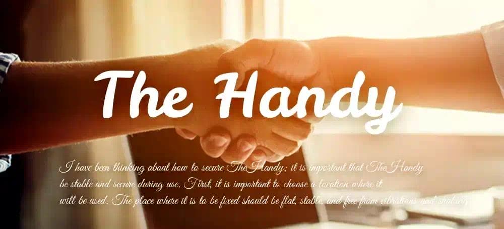 The Handy固定方法の模索 ~ホール固定編~