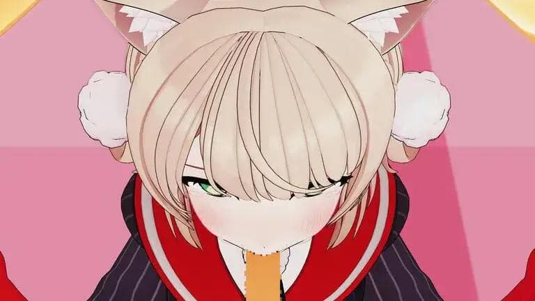 【mmd】 【差分有】し〇れ〇い ネコミミを付けた彼女にイラマチオ - ペペロンのMMD部 (ペペロン)の投稿｜ファンティア[Fantia]