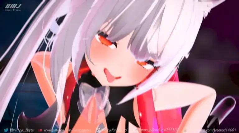 【3DCG】 舞夜ちゃんと艶々透明メイドビキニ・ピンクの箱型カバンでフェラ・バック・騎乗位してもらう！ - ねこみみのへや (にもじ-Nimoji)の投稿｜ファンティア[Fantia]