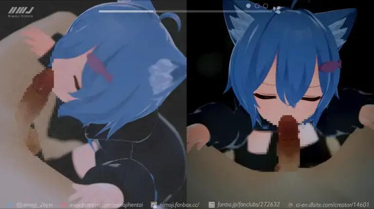 【3DCG】 【主観・カメラ視点同時】ラスクちゃんと暗い部屋でこっそり濃厚フェラ・騎乗位・バック突き！【パーカー・裸差分あり】 - ねこみみのへや (にもじ-Nimoji)の投稿｜ファンティア[Fantia]